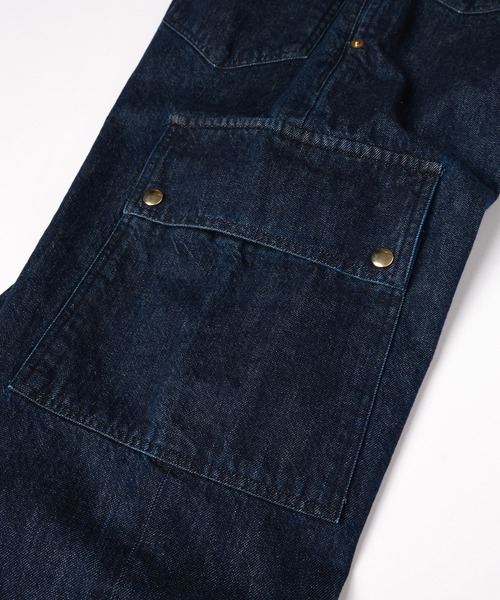 CULLNI(クルニ)の「Cargo Extra Wide Denim Pants with Long Belt(デニムパンツ・メンズ・ブラック/ネイビー/ブルー・2/1/0)」の16枚目の写真