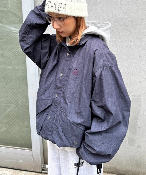 Franklin Climbing（フランクリンクライミング）の「【Franklin climbing】アルパインビンテージ加工ジャケット（ナイロンジャケット・レディース・チャコールグレー/ネイビー/カーキ/グレイッシュベージュ・MEDIUM/LARGE）」の21枚目の写真