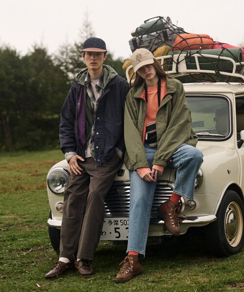 Franklin Climbing（フランクリンクライミング）の「【Franklin climbing】アルパインビンテージ加工ジャケット（ナイロンジャケット・レディース・チャコールグレー/ネイビー/カーキ/グレイッシュベージュ・MEDIUM/LARGE）」の15枚目の写真