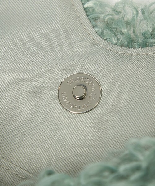 EMMEL REFINES（エメルリファインズ）の「＜EMMEL REFINES＞EM カーリー フェイクファー １ショルダー トートバッグ（トートバッグ・レディース・ケリーグリーン/ライトブルー/ダークブラウン/ライトピンク・FREE）」の14枚目の写真