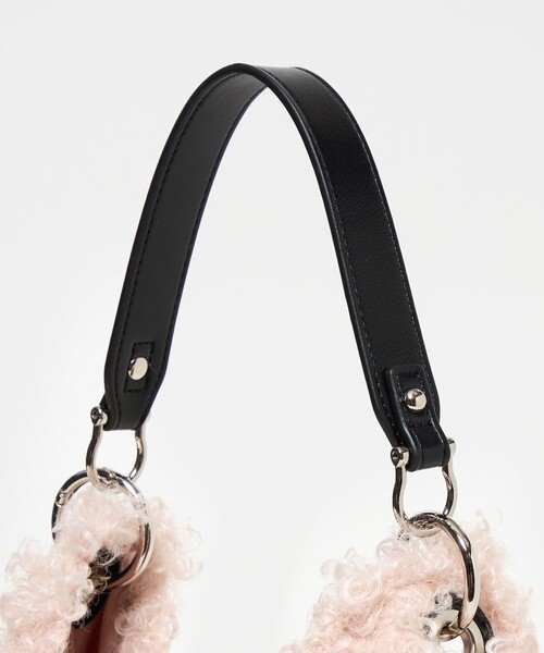 EMMEL REFINES（エメルリファインズ）の「＜EMMEL REFINES＞EM カーリー フェイクファー １ショルダー トートバッグ（トートバッグ・レディース・ケリーグリーン/ライトブルー/ダークブラウン/ライトピンク・FREE）」の22枚目の写真