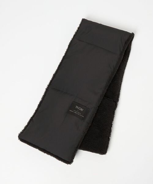 TAION（タイオン）の「【別注】＜TAION＞ダウンボア マフラー（マフラー・レディース・モカ/オフホワイト/ブラック・FREE）」の10枚目の写真