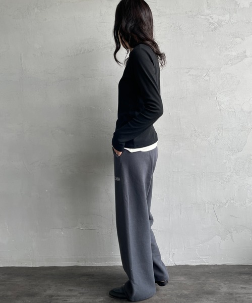 Americana/アメリカーナ] 別注 ロゴプリント スウェットパンツ