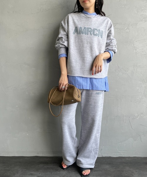 Americana アメリカーナ　別注スウェット AMERICANA（アメリカーナ） トレーナー スウェット × Firsthand