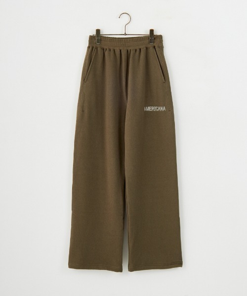 【AMERICANA/アメリカーナ】ジャージーパンツ AMERICANA（アメリカーナ） スウェットパンツ ジャージ 別注 ロゴ
