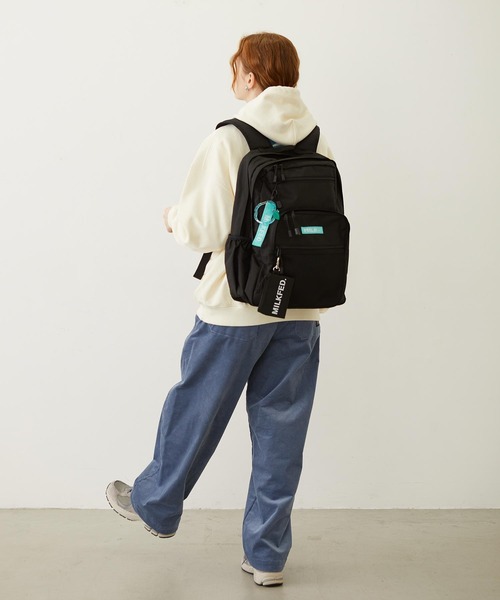 23L】W ZIP BACKPACK LtGREEN【PC収納可・A4サイズ・WEB限定】（バック