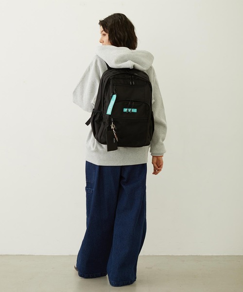 W ZIP BACKPACK LtGREEN（バックパック/リュック）｜MILKFED