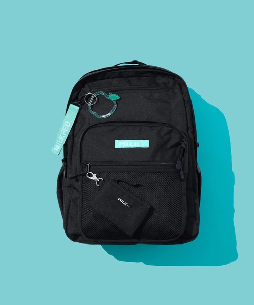 23L】W ZIP BACKPACK LtGREEN【PC収納可・A4サイズ・WEB限定】（バック