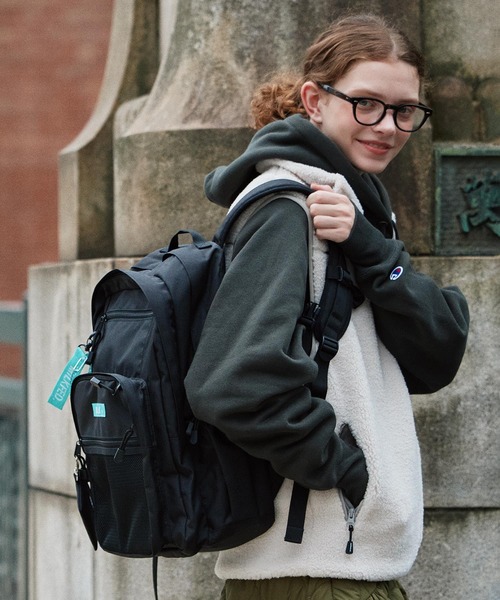 ミルクフェド MILKFED リュック リュックサック　グリーン W ZIP BACKPACK LtGREEN（バックパック/リュック）｜MILKFED