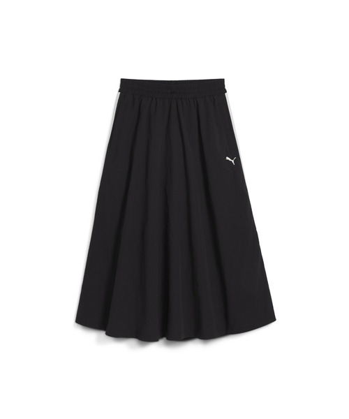 PUMA（プーマ）の「PUMA プーマ ウィメンズ T7 ウーブン ミディ スカート（スカート・レディース・ダークグリーン/ブラック・MEDIUM/SMALL/X-LARGE/LARGE）」の7枚目の写真