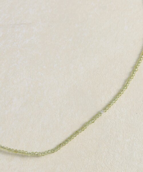 mystic(ミスティック)の「Lara天然石のビーズネックレス(ネックレス・レディース・オフホワイト/グリーン/ピンク・ONE SIZE)」の5枚目の写真