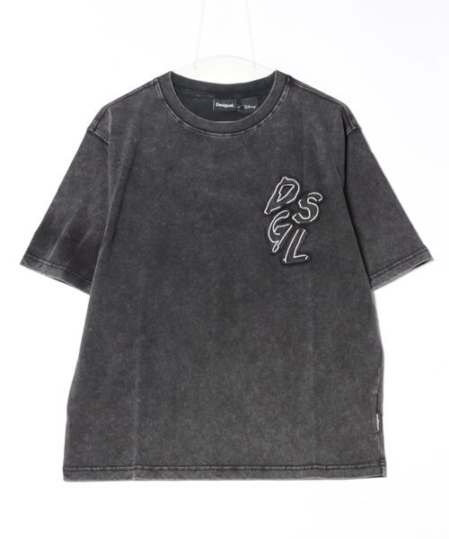 Desigual（デシグアル）の「ミッキーマウスパッチワークTシャツ Mickey Mouse（Tシャツ/カットソー・メンズ・ブラック・L/XL/S/M/XXL）」の6枚目の写真