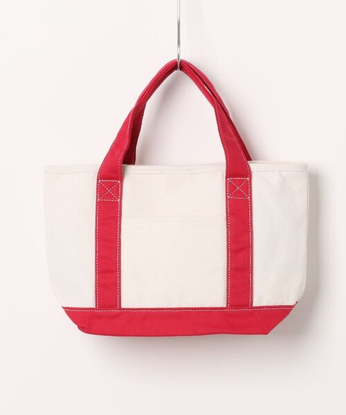 Lee（リー）の「2025AW Lee/リー パッチワーク デニムロゴ ミニキャンバス トートバック ランチバック（トートバッグ・レディース・ブラック/グリーン/レッド/ネイビー・FREE）」の8枚目の写真