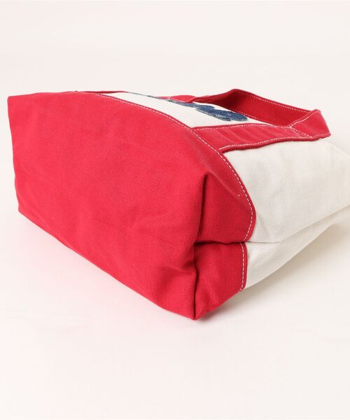 Lee（リー）の「2025AW Lee/リー パッチワーク デニムロゴ ミニキャンバス トートバック ランチバック（トートバッグ・レディース・ブラック/グリーン/レッド/ネイビー・FREE）」の10枚目の写真