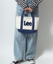 Lee（リー）の「2025AW Lee/リー パッチワーク デニムロゴ ミニキャンバス トートバック ランチバック（トートバッグ）」