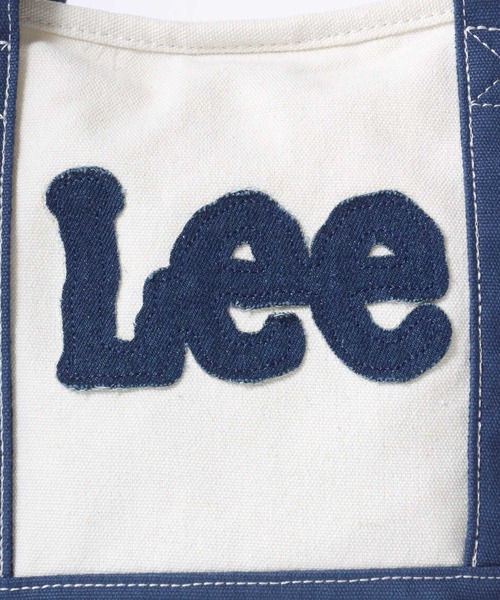 Lee（リー）の「2025AW Lee/リー パッチワーク デニムロゴ ミニキャンバス トートバック ランチバック（トートバッグ・レディース・ブラック/グリーン/レッド/ネイビー・FREE）」の11枚目の写真