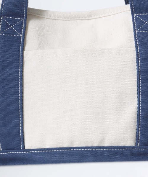 Lee（リー）の「2025AW Lee/リー パッチワーク デニムロゴ ミニキャンバス トートバック ランチバック（トートバッグ・レディース・ブラック/グリーン/レッド/ネイビー・FREE）」の13枚目の写真