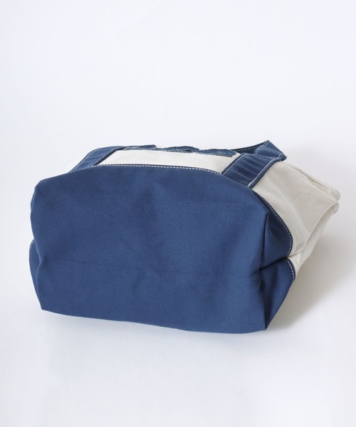 Lee（リー）の「2025AW Lee/リー パッチワーク デニムロゴ ミニキャンバス トートバック ランチバック（トートバッグ・レディース・ブラック/グリーン/レッド/ネイビー・FREE）」の9枚目の写真