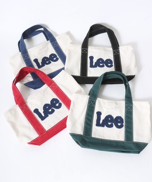 Lee（リー）の「2025AW Lee/リー パッチワーク デニムロゴ ミニキャンバス トートバック ランチバック（トートバッグ・レディース・ブラック/グリーン/レッド/ネイビー・FREE）」の20枚目の写真