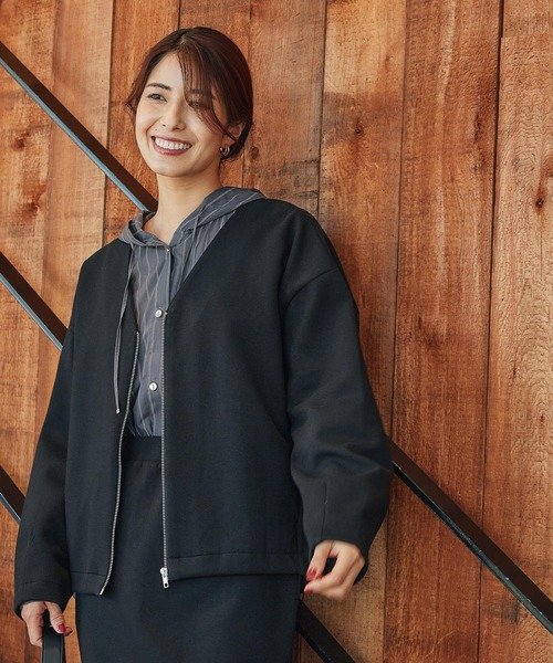 完売品♡FRAMeWORK ダンボールボンディングフーディブルゾン FRAMeWORK（フレームワーク）の「≪追加≫ダンボールボンディング