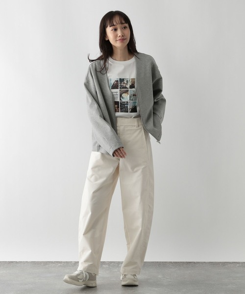 FOUND GOOD（ファウンドグッド）の「ダンボールZIPブルゾン（ブルゾン・レディース・グレー系5/アイボリー/ブラック・S/M/L）」の16枚目の写真