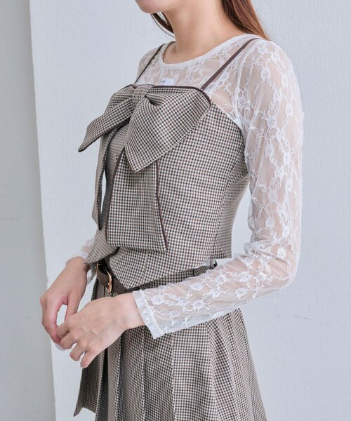 OLIVE des OLIVE（オリーブデオリーブ）の「ビッグリボンビスチェ