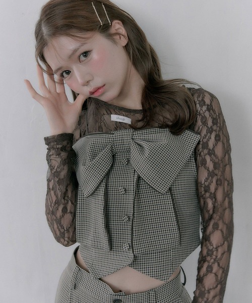 OLIVE des OLIVE（オリーブデオリーブ）の「ビッグリボンビスチェ