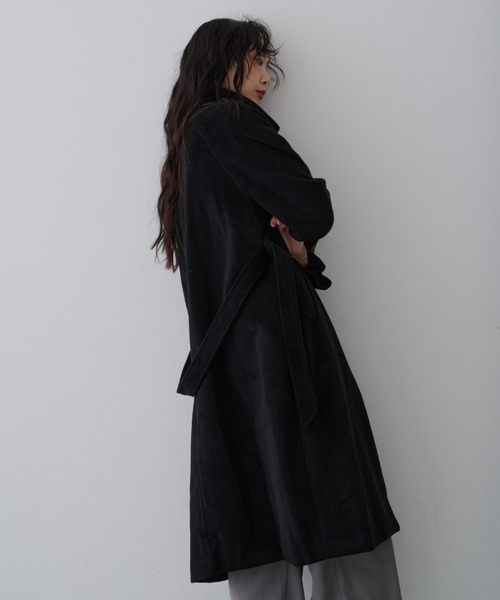 Long Over Coat / ロングオーバーコート（ステンカラーコート）｜NUJOH