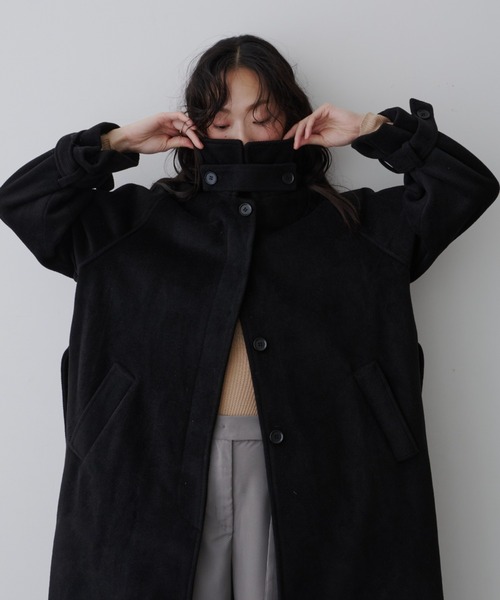 Long Over Coat / ロングオーバーコート（ステンカラーコート）｜NUJOH