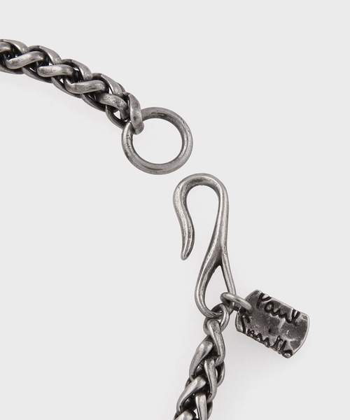 Paul Smith(ポールスミス)の「【限定】ウーブンチェーン ブレスレット【250926 EC240W】(ブレスレット・メンズ・シルバー・FREE)」の4枚目の写真