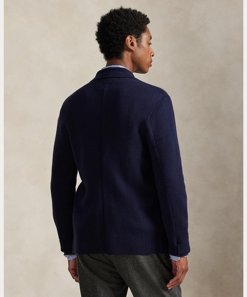 POLO RALPH LAUREN(ポロ ラルフ ローレン)の「ウォッシャブル ウール ブレザー カーディガン(カーディガン/ボレロ・メンズ・ブルー・S/M/L/XS)」の7枚目の写真