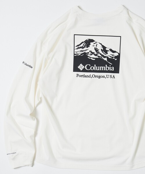 FREAK'S STORE(フリークスストア)の「限定展開 Columbia×FREAK'S STORE/コロンビア 別注 インペリアルパーク バックプリント ロングスリーブTシャツ(Tシャツ/カットソー・メンズ・ブラック/ベージュ/ホワイト/ネイビー/グレー系その他2/グレー/チャコールグレー/ブラック系その他/ホワイト系その他/ネイビー系2/ベージュ系その他/グレー系その他・SMALL/MEDIUM/LARGE/X-LARGE)」の2枚目の写真