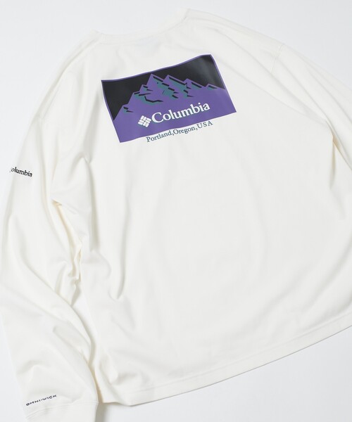 FREAK'S STORE(フリークスストア)の「限定展開 Columbia×FREAK'S STORE/コロンビア 別注 インペリアルパーク バックプリント ロングスリーブTシャツ(Tシャツ/カットソー・メンズ・ブラック/ベージュ/ホワイト/ネイビー/グレー系その他2/グレー/チャコールグレー/ブラック系その他/ホワイト系その他/ネイビー系2/ベージュ系その他/グレー系その他・SMALL/MEDIUM/LARGE/X-LARGE)」の22枚目の写真