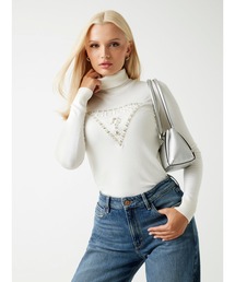 Guess | LS Tn Melanie Triangle Logo Sweater ニット セーター(ニット/セーター)