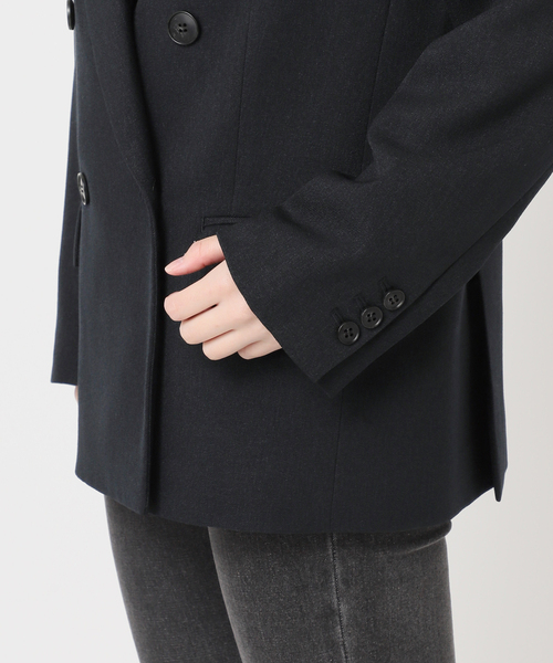 JOURNAL STANDARD relume シアーテーラードジャケット　黒 JOURNAL STANDARD relume ジャケット テーラードジャケット