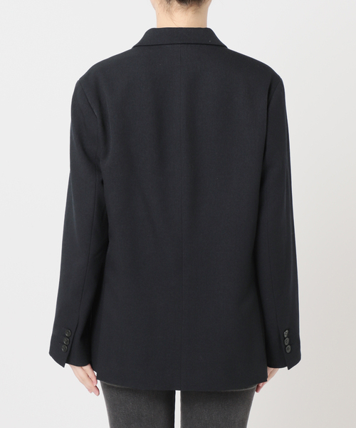 JOURNAL STANDARD relume（ジャーナルスタンダード　レリューム）の「ウーステッドサージジャケット（テーラードジャケット・レディース・ベージュ/ネイビー・38/36）」の19枚目の写真