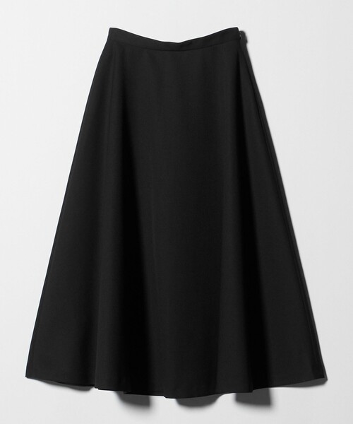 BEAUTY&YOUTH UNITED ARROWS（ビューティーアンドユースユナイテッドアローズ）の「ポリエステルツイル サーキュラースカート ウォッシャブル（スカート・レディース・ベージュ/ブラック・M/S）」の6枚目の写真