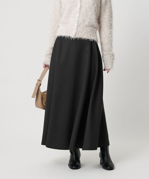 BEAUTY&YOUTH UNITED ARROWS（ビューティーアンドユースユナイテッドアローズ）の「ポリエステルツイル サーキュラースカート ウォッシャブル（スカート・レディース・ベージュ/ブラック・M/S）」の8枚目の写真