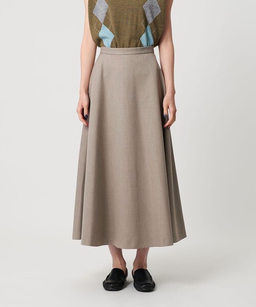 BEAUTY&YOUTH UNITED ARROWS（ビューティーアンドユースユナイテッドアローズ）の「ポリエステルツイル サーキュラースカート ウォッシャブル（スカート・レディース・ベージュ/ブラック・M/S）」の10枚目の写真