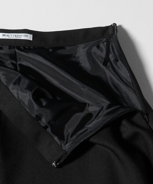 BEAUTY&YOUTH UNITED ARROWS（ビューティーアンドユースユナイテッドアローズ）の「ポリエステルツイル サーキュラースカート ウォッシャブル（スカート・レディース・ベージュ/ブラック・M/S）」の20枚目の写真