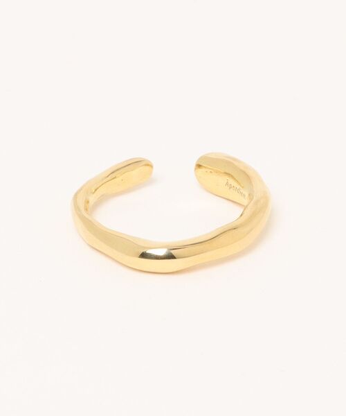 Scrap Book（スクラップブック）の「【Aperdiem】Flow Wide RG&EC リング&イアーカフ（リング・レディース・シルバー/ゴールド・15 ）」の2枚目の写真