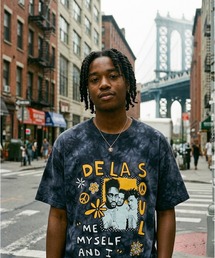 MANASTASH（マナスタッシュ）の「GOOD ROCK SPEED×MANASTASH/別注 De La Soul Tie DyeコラボTシャツ《メンズ・ウィメンズ・ユニセックス》（Tシャツ/カットソー）」