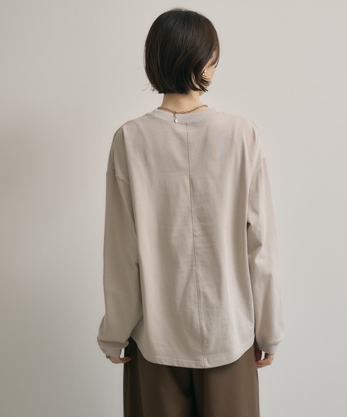 Paradise Picnic(パラダイスピクニック)の「cloche レースパッチロゴロンT(Tシャツ/カットソー・レディース・ホワイト/ベージュ/ブラック・FREE)」の16枚目の写真