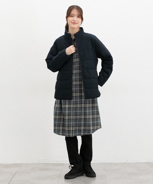 Honeys(ハニーズ)の「【非フッ素撥水加工】スタンドライトブルゾン(ブルゾン・レディース・ネイビー/モカ/ブラック/ライトベージュ・L/LL/M/S)」の10枚目の写真