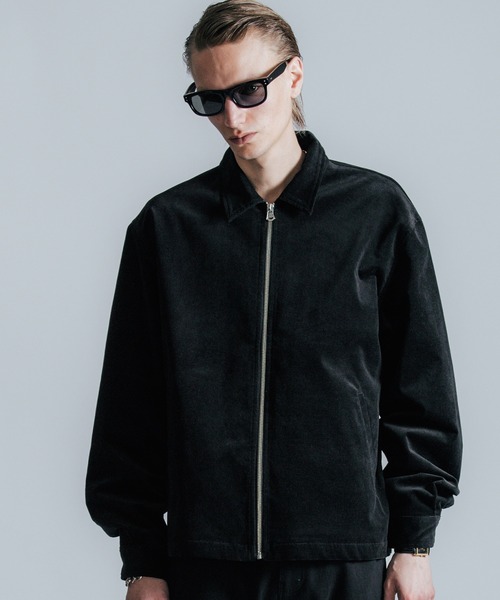 CRIMIE（クライミー）の「CORDUROY BLOUSON JACKET（ブルゾン・メンズ・ブラック/ネイビー・M/L/XL/XXL）」の2枚目の写真