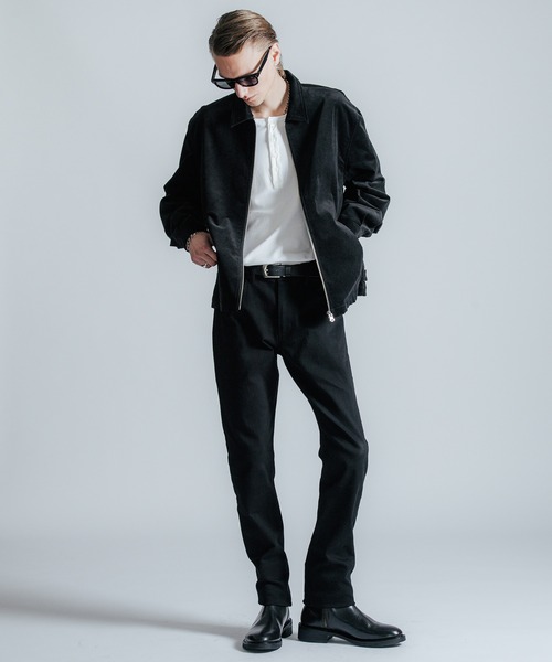 CRIMIE(クライミー)の「CORDUROY BLOUSON JACKET(ブルゾン・メンズ・ブラック/ネイビー・M/L/XL/XXL/S)」の5枚目の写真