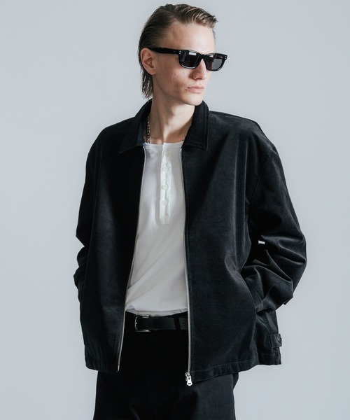 CRIMIE(クライミー)の「CORDUROY BLOUSON JACKET(ブルゾン・メンズ・ブラック/ネイビー・M/L/XL/XXL/S)」の8枚目の写真