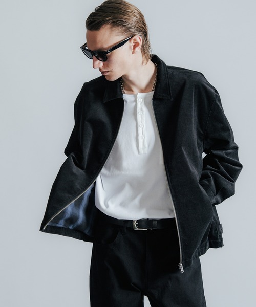 CRIMIE(クライミー)の「CORDUROY BLOUSON JACKET(ブルゾン・メンズ・ブラック/ネイビー・M/L/XL/XXL/S)」の9枚目の写真