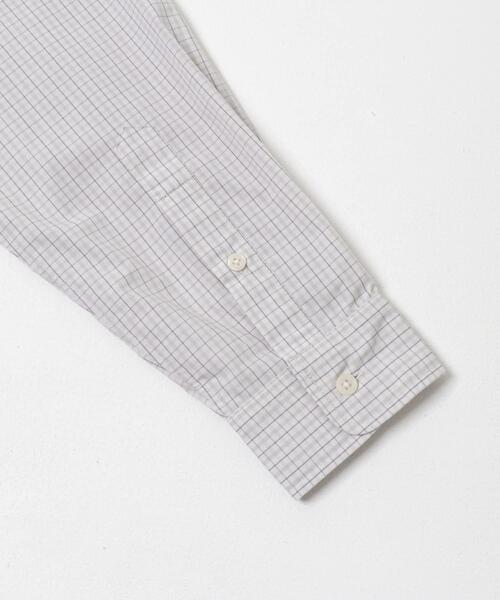 URBAN RESEARCH DOORS（アーバンリサーチドアーズ）の「TCブロードレギュラーカラーロングスリーブシャツ（シャツ/ブラウス・メンズ・ブルー/ストライプ/チェック・MEDIUM/LARGE）」の5枚目の写真