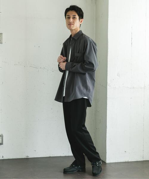 URBAN RESEARCH DOORS（アーバンリサーチドアーズ）の「TCブロードレギュラーカラーロングスリーブシャツ（シャツ/ブラウス・メンズ・ブルー/ストライプ/チェック・MEDIUM/LARGE）」の11枚目の写真